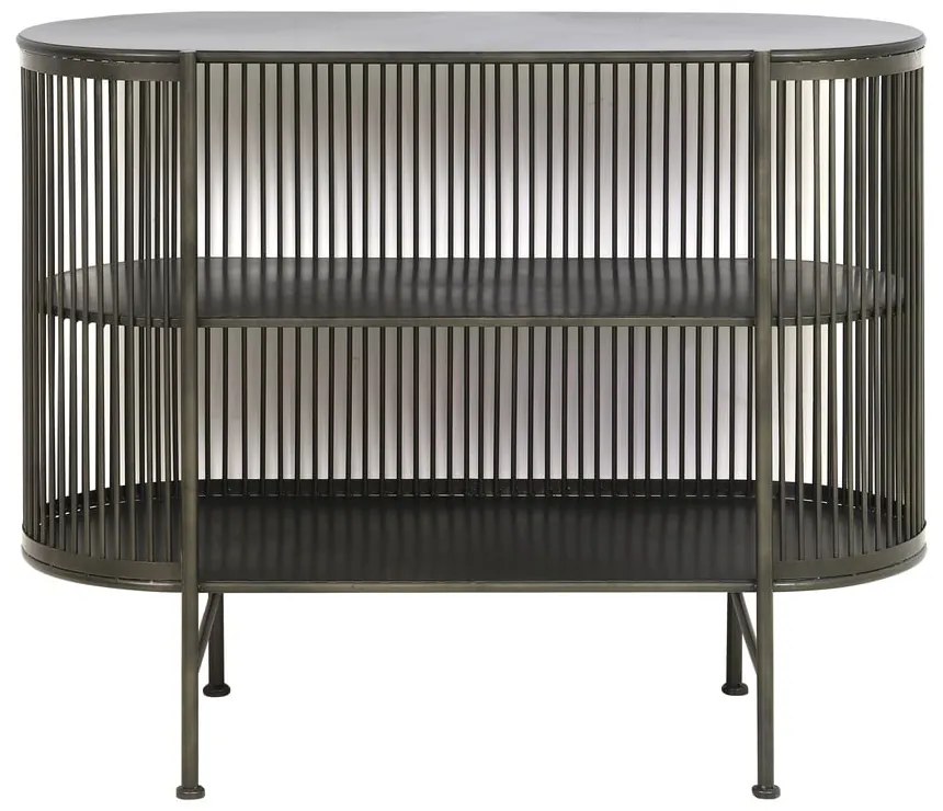 Čierna kovová komoda 100x80 cm Yinthe - Light &amp; Living