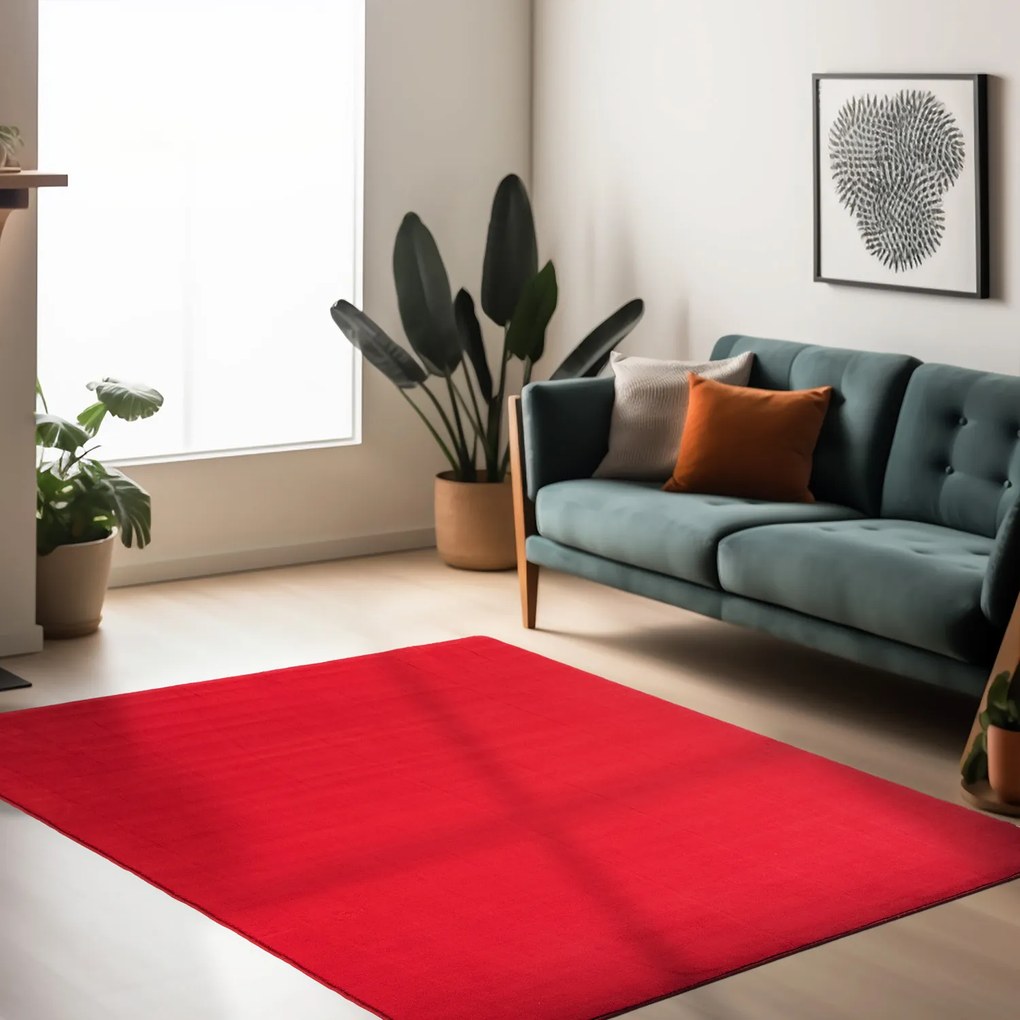Ayyildiz, Koberec behúň Sky 5400 Red, 80x250, červená, obývacia izba