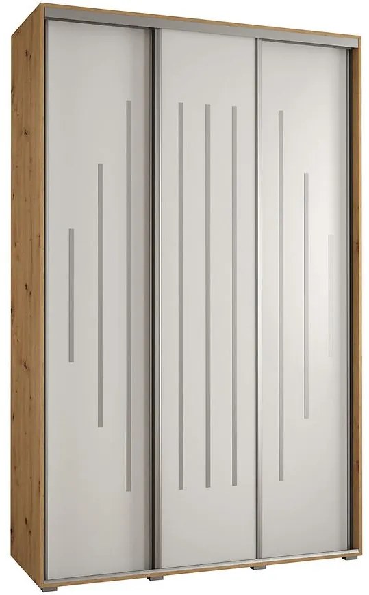 Skriňa 45 Canaris 12 180 artisan/biela/silver