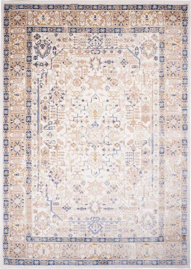 TA Koberec G549M BIELA/TMAVOMODRÁ ASTHANE