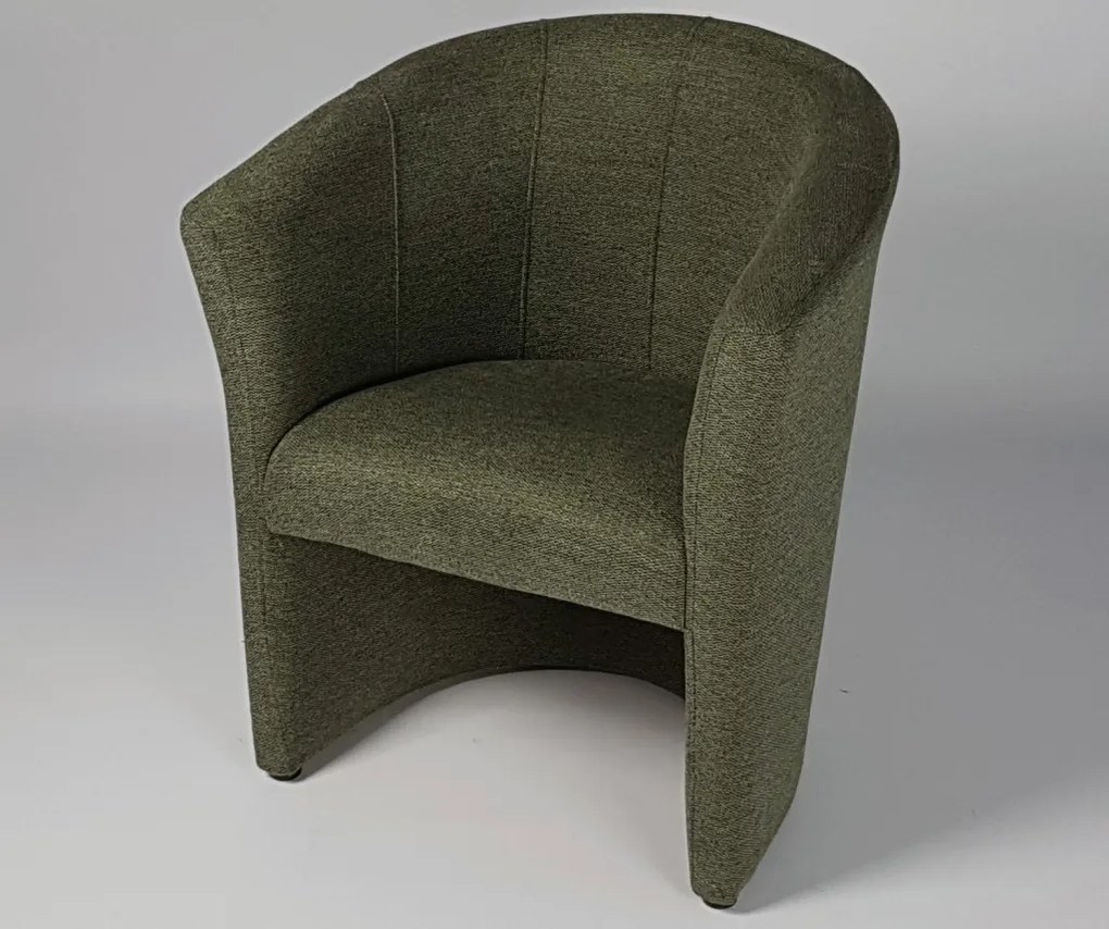 Kreslo Boston, zelená látka