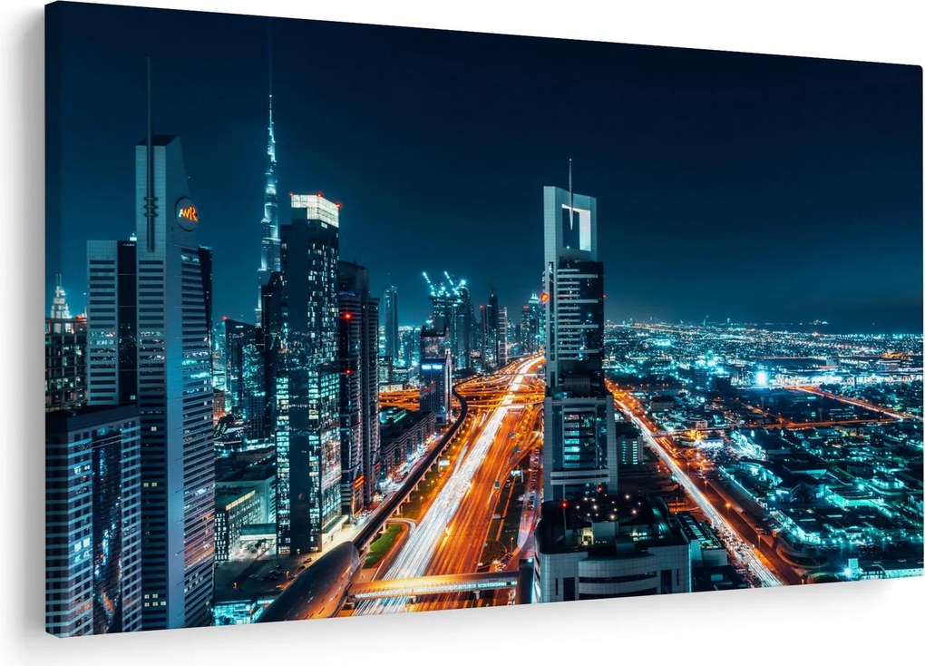 Obraz - Dubajská noc (90x60 cm)