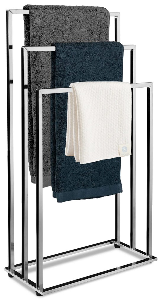 Dekorstudio Vešiak na uteráky 3-ramenný - chrómový