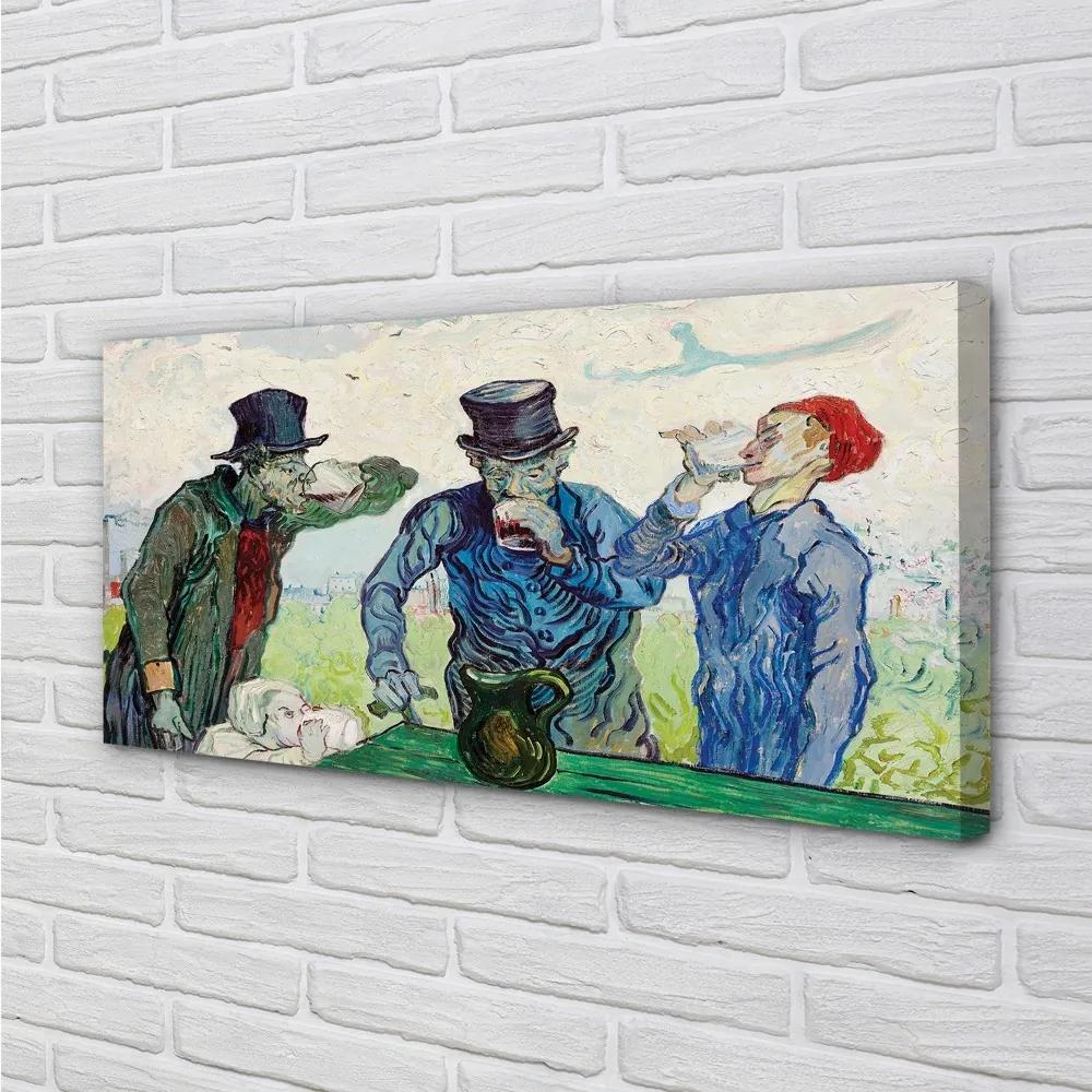 Obraz canvas Umenie muži stretnutie 120x60 cm