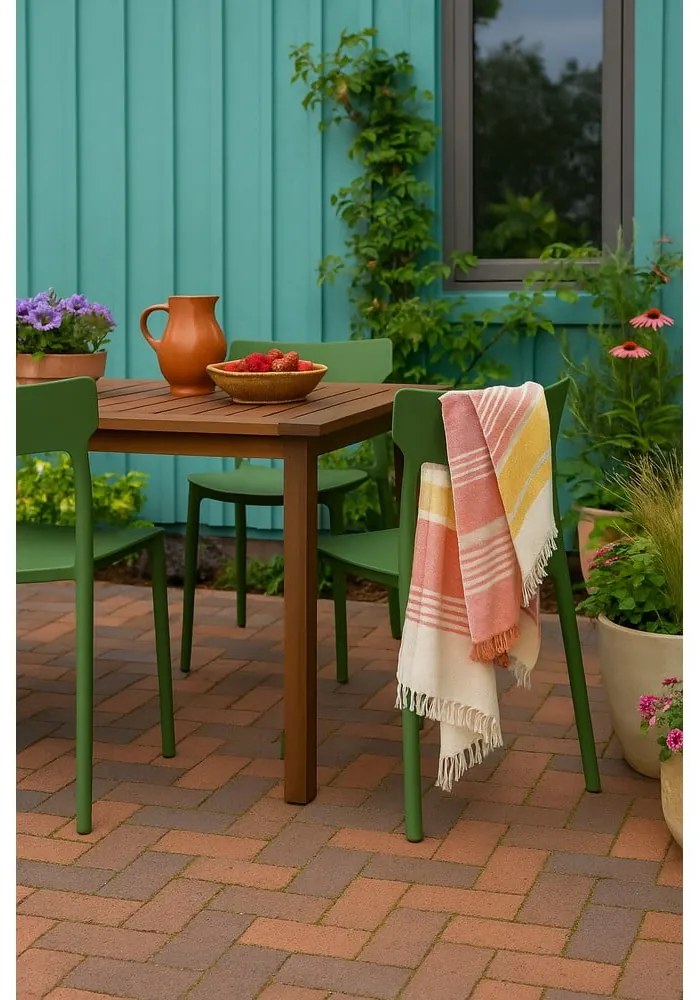 Zelená plastová záhradná stolička Biá – Bonami Essentials