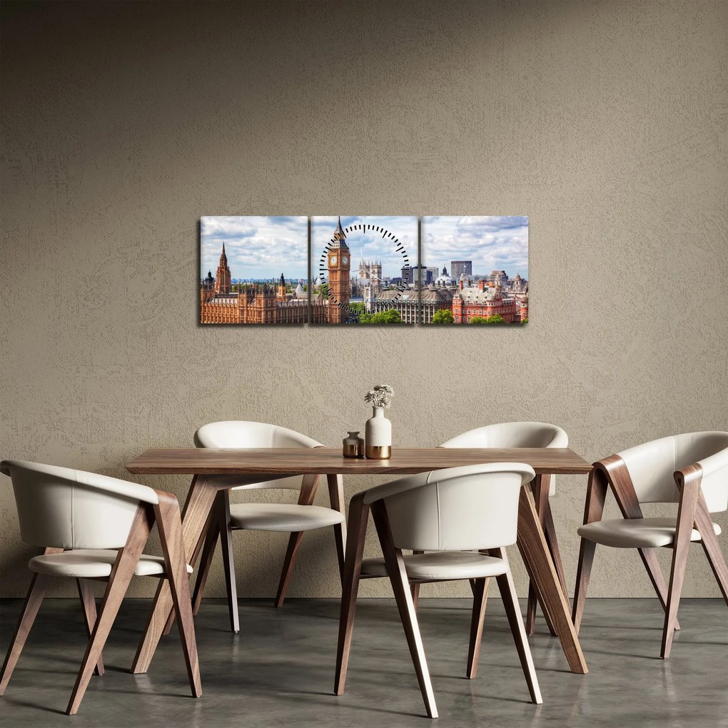 Obraz - Big Ben (s hodinami) (90x30 cm)