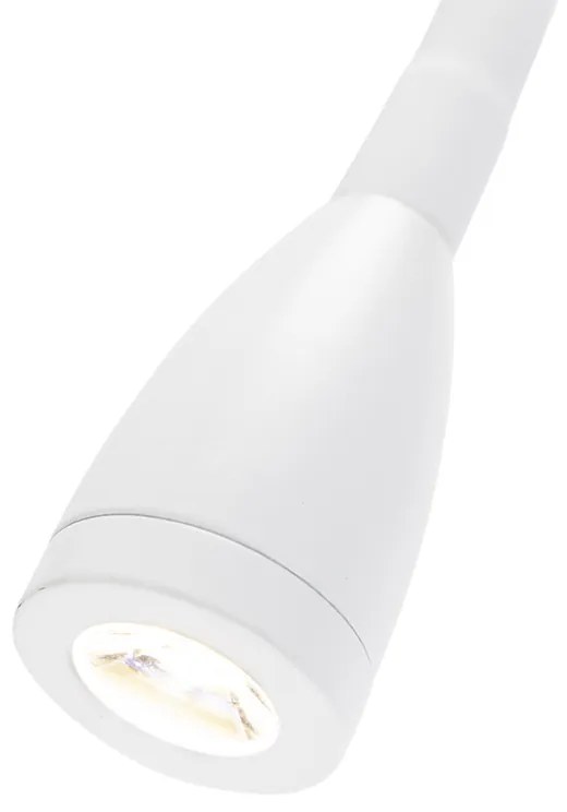 Moderná flexibilná nástenná lampa biela LED - Flex