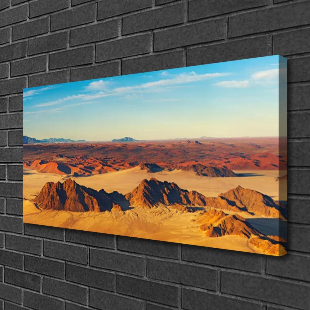 Obraz Canvas Púšť nebo krajina 100x50 cm