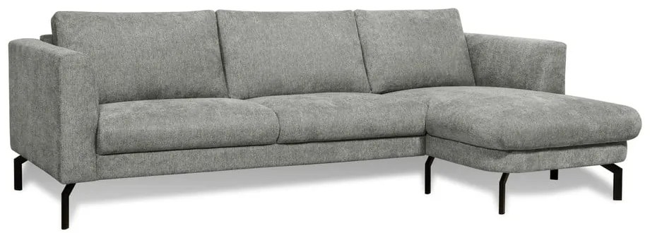 Svetlosivá rohová pohovka (pravý roh) Gomero – Scandic