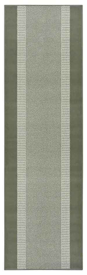 Zelený koberec behúň 250x80 cm Band - Hanse Home