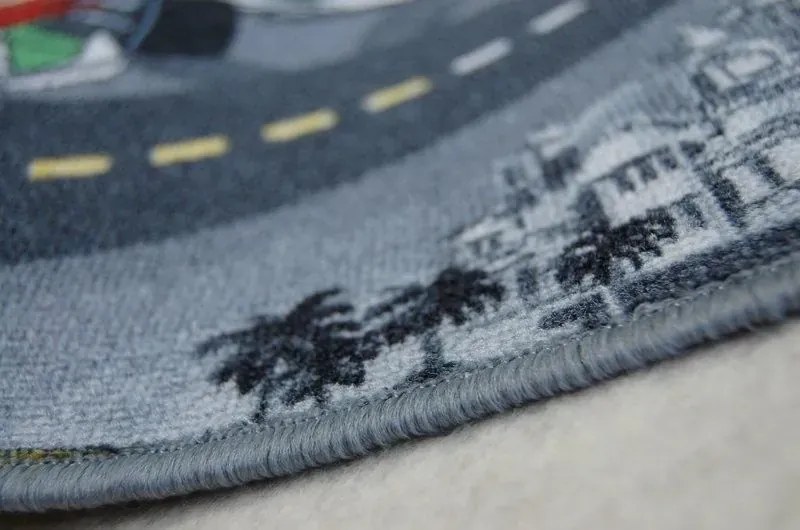 Detský koberec CARS ŠEDÝ