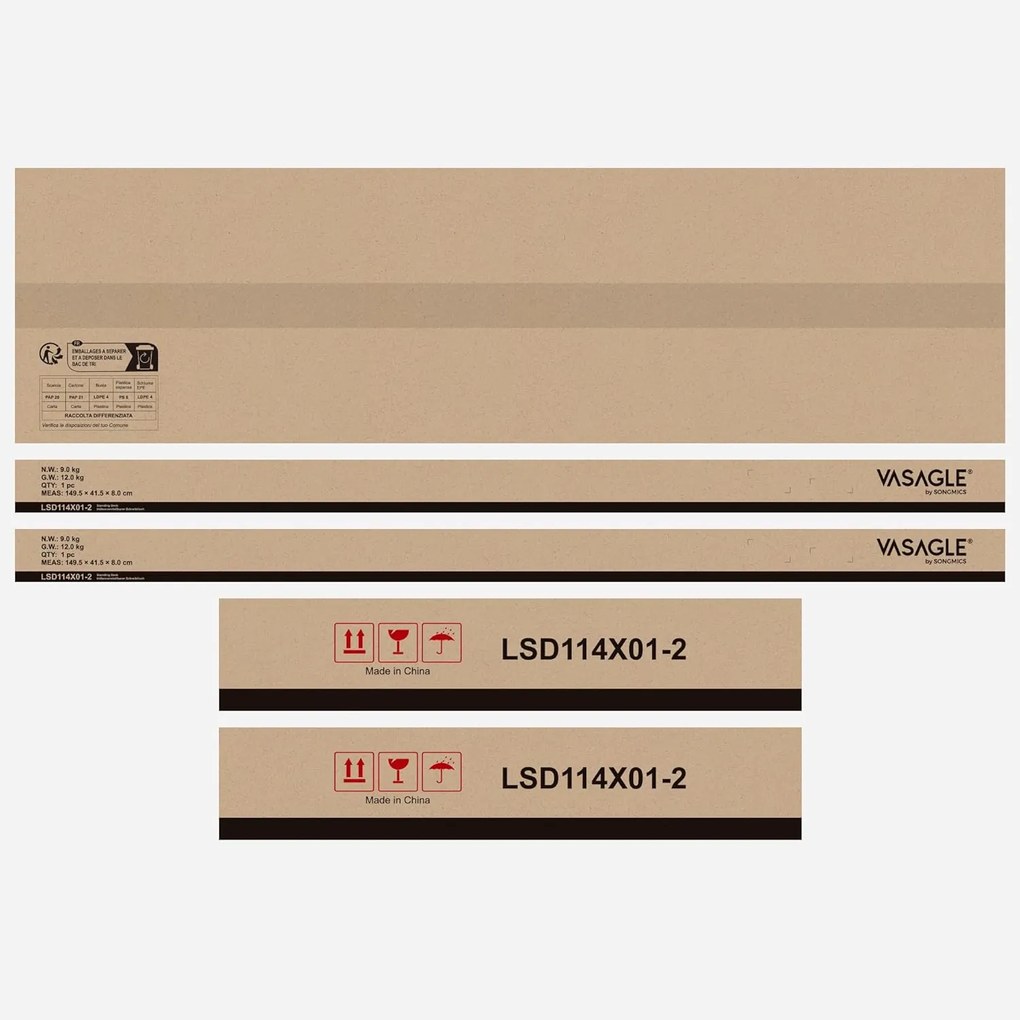 Elektrický výškovo nastaviteľný písací stôl so zásuvkou a zásuvkou, 140 x 60 cm, hnedo-čierny.