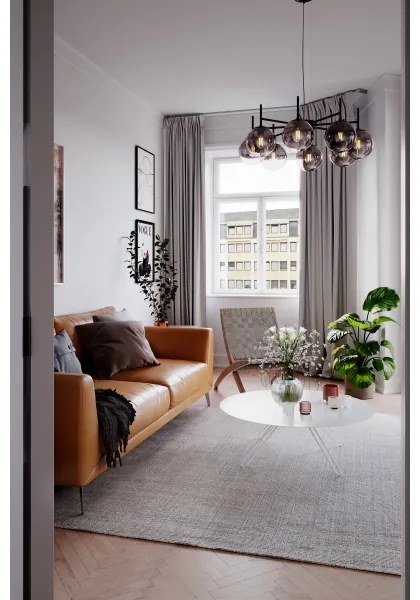 ByRydens 4202030-4505 - Luster na lanku BOYLE 8xE27/5W/230V