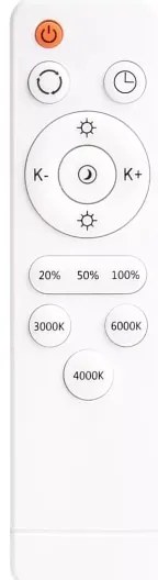 LED Stmievateľné stropné svietidlo ATLAS LED/72W/230V 3000-6500K + DO