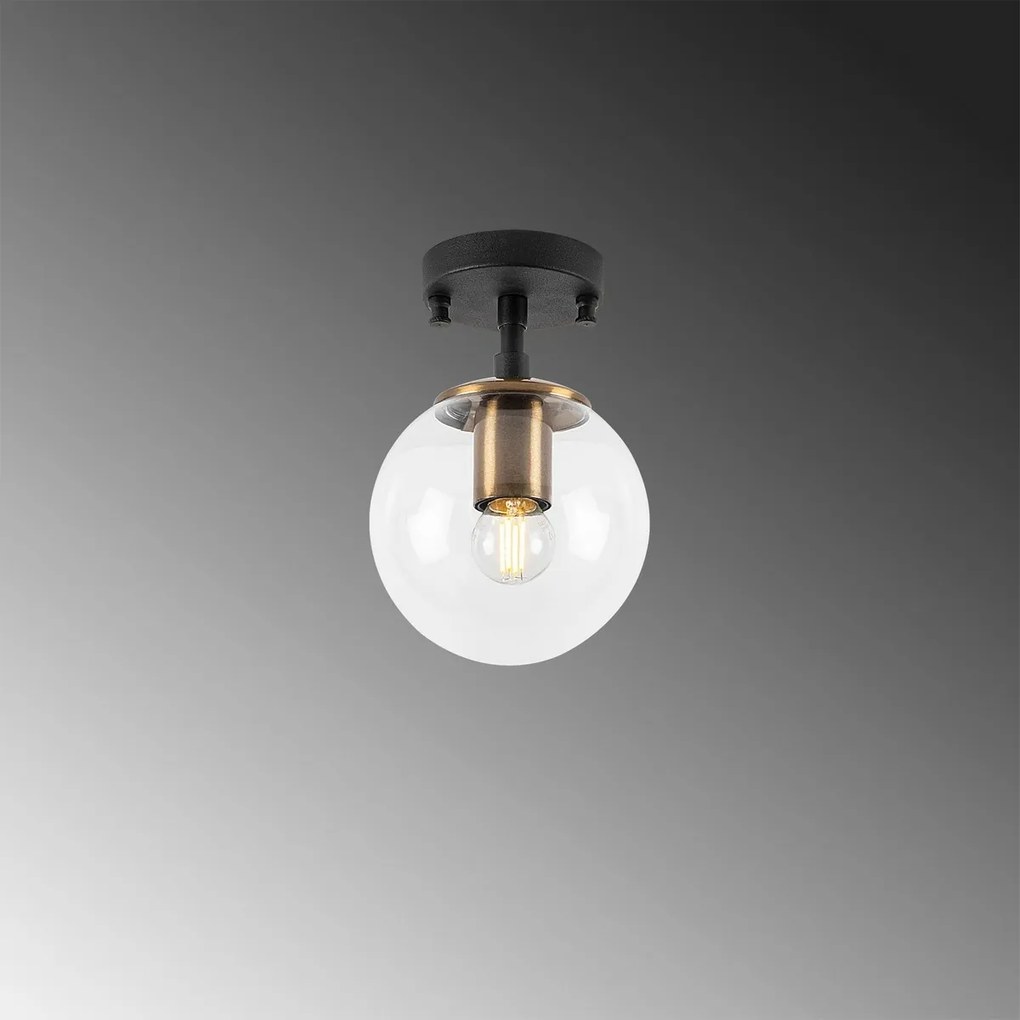 Závesný luster Atmaca - 10205, čierna