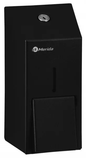 Dávkovač tekutého mydla MERIDA 400 ml, čierny