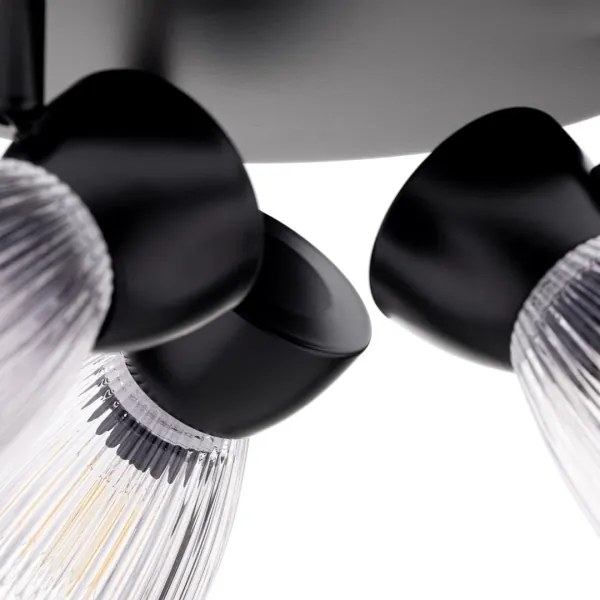 Bodové svietidlo BEST 3xE14/40W/230V čierna