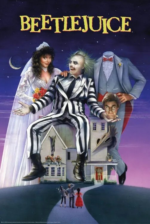 Plagát, Obraz - Beetlejuice, (61 x 91.5 cm)