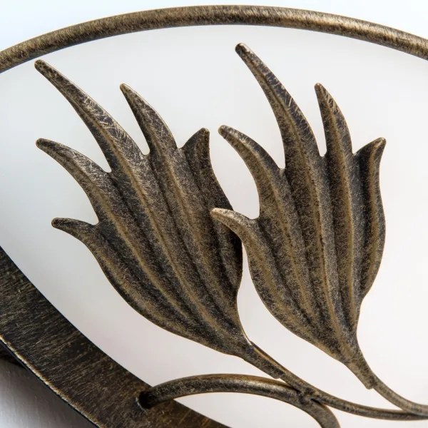 Orion WA 2-1196/1 - Nástenné svietidlo FLEUR 1xE14/60W/230V bronz