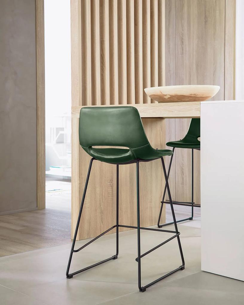 Barová stolička mira 76 cm zelená MUZZA
