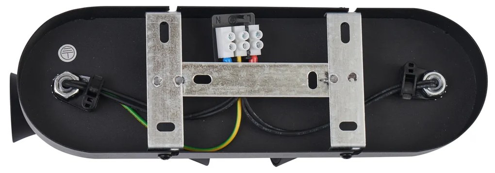 Moderné stropné bodové svietidlo čierne 2-svetelné nastaviteľné - Triangle