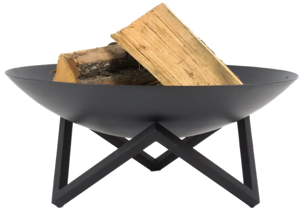 ZÁHRADNÉ OHNISKO NEREO ČIERNE 80 cm