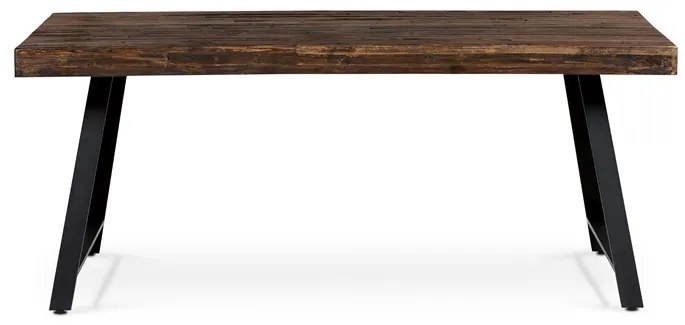 Autronic BONTEC Jedálenský stôl 180x90cm, masív, old wood, HT-536 PINE Farba: Hnedá