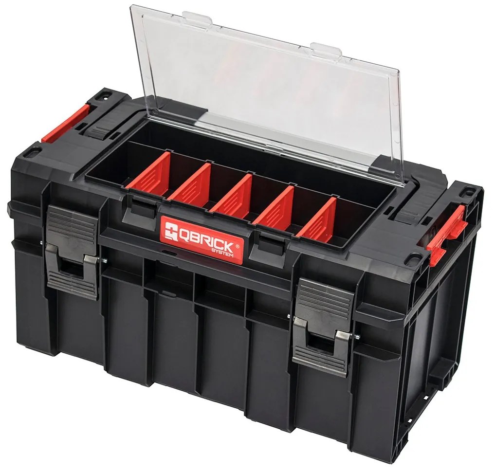 Kufrík na náradie Qbrick System PRO 500 Expert s hliníkovou rukoväťou