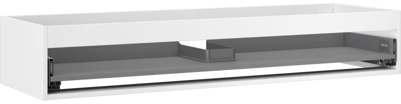 Mexen Box-A, závesná skrinka, 140 cm, 1 zásuvka, biela matná, 91AX0-1400-235-1-01