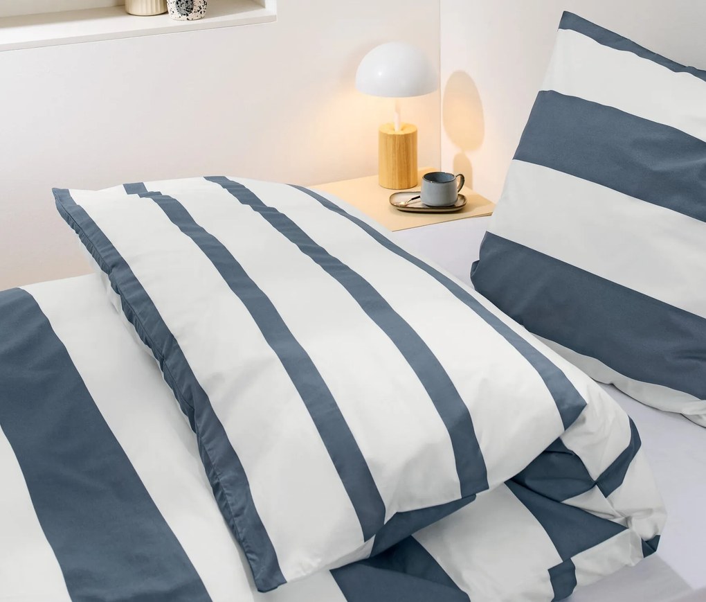 Posteľná bielizeň z perkálu, pásikavá, štandardná veľkosť