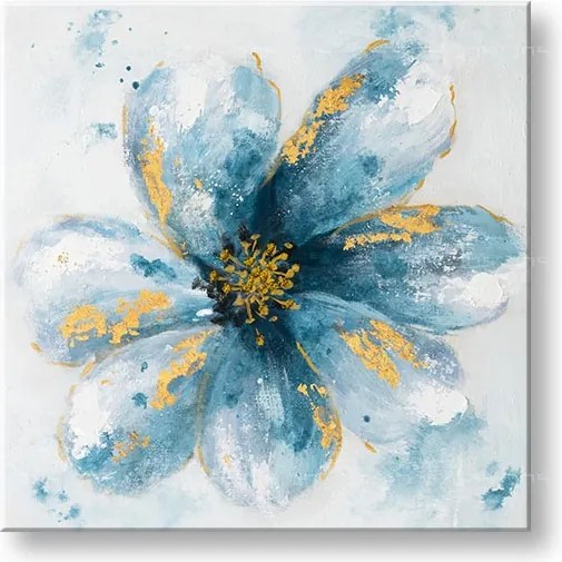 Maľovaný obraz na stenu KVETY 50x50 cm