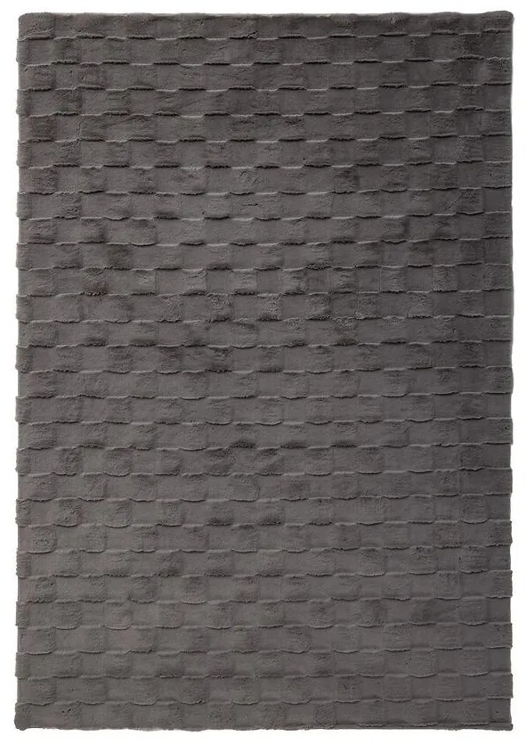 Koberec Rabbit Fur Square 1,6/2,3 sivý