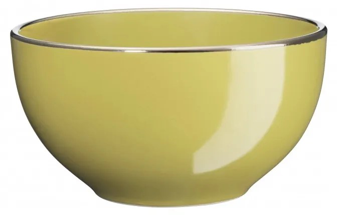 Mäser Porcelánová miska, 14 cm, modrá, zelená, sivá, Metallic Farba: Sivá