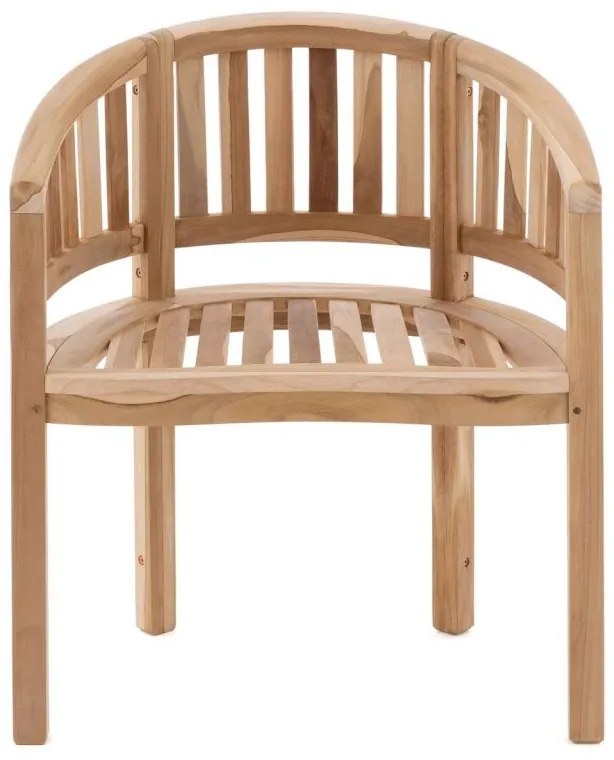 Divero teakové záhradné kreslo D71798