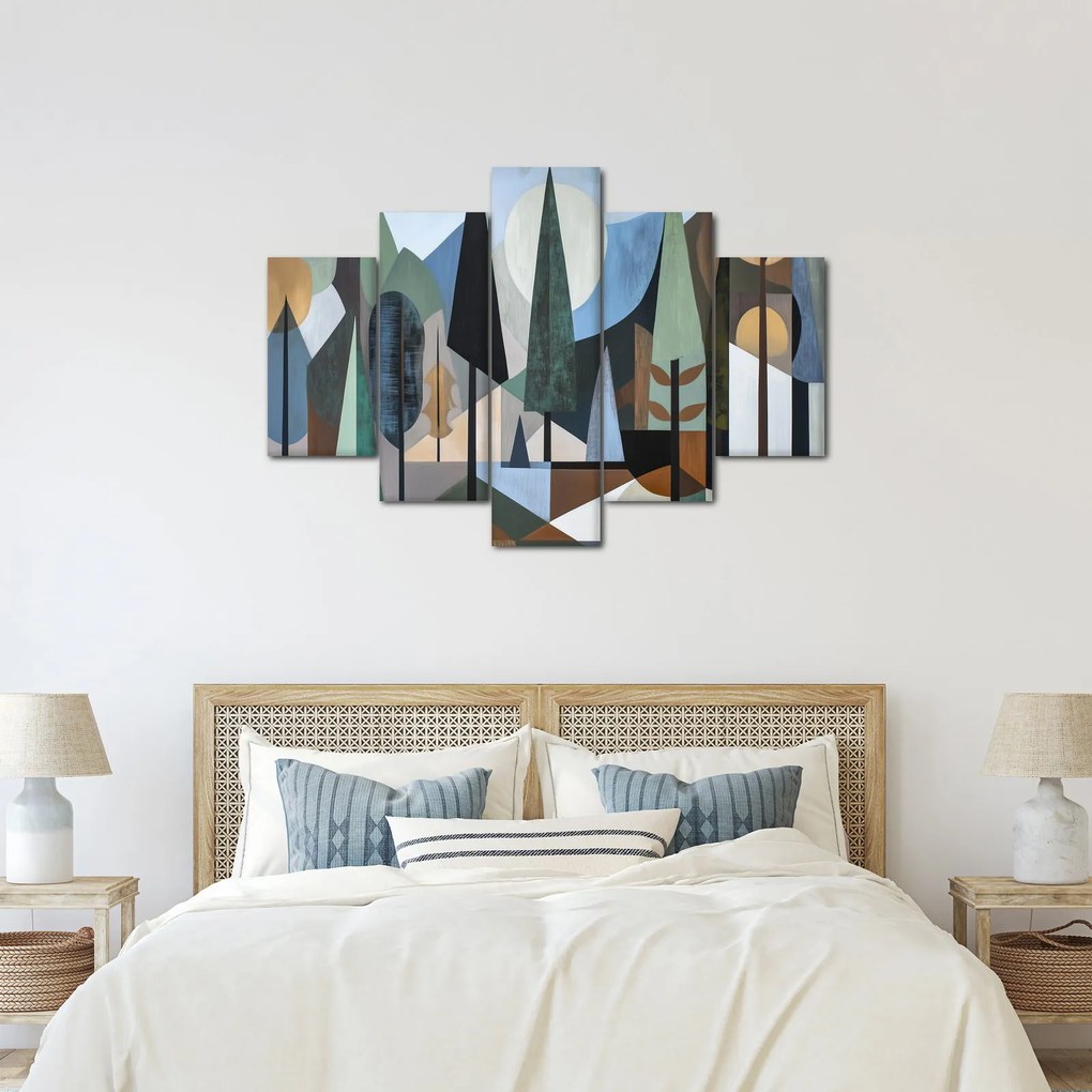 Obraz - Prírodná geometrická abstrakcia II. (150x105 cm)