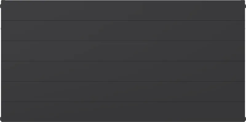 Mexen, panelový radiátor Mexen Line CL22 500 x 1600 mm, bočné pripojenie, 2183 W, antracit - W422L-050-160-66