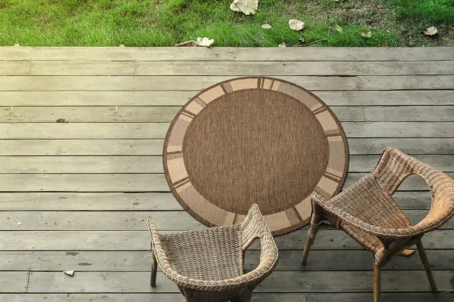 Koberec SIZAL FLOORLUX 20195 coffee / mais kruh
