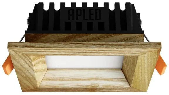 APLED - LED Podhľadové SQUARE WOODLINE LED/3W/230V 4000K 9x9 cm jaseň masív