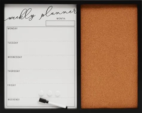 Magnetická tabuľa s fixou 52x42x2,5 cm%