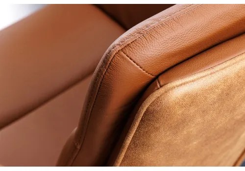 Stolička 43636 George Kožená Cognac - Komfort-nábytok