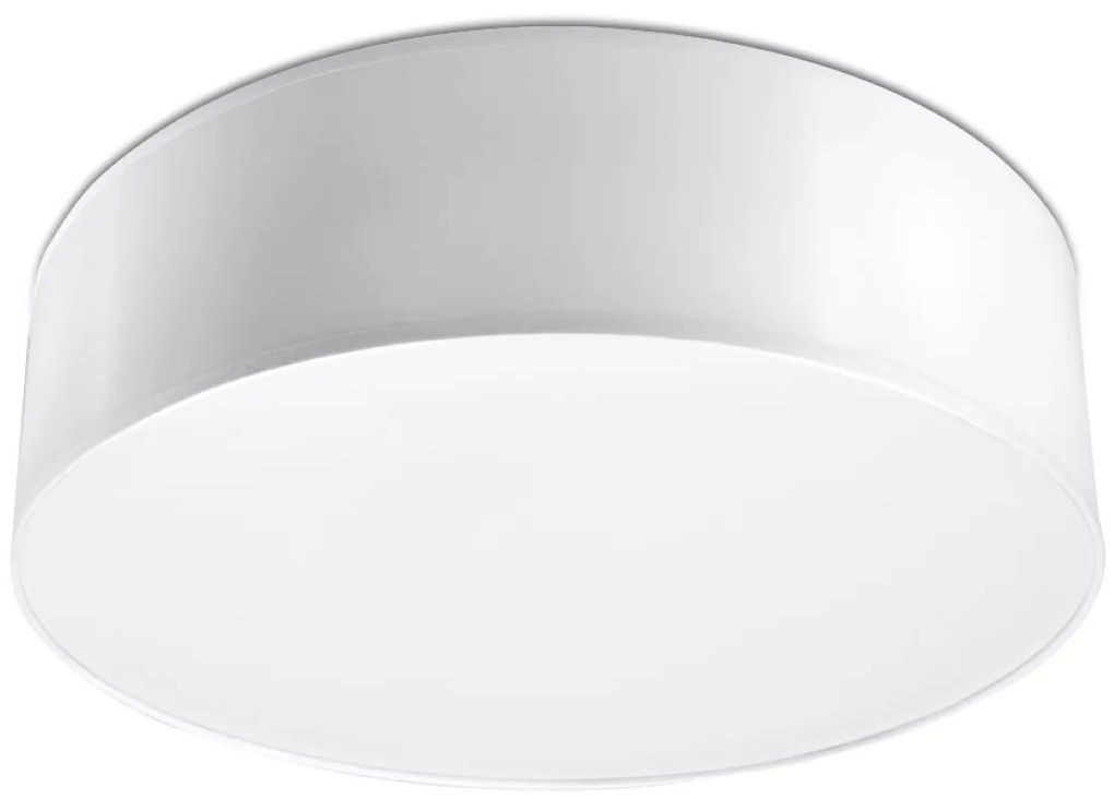 Stropné svietidlo Arena, 1x biele plastové tienidlo, (biely plast), (fi 35 cm)