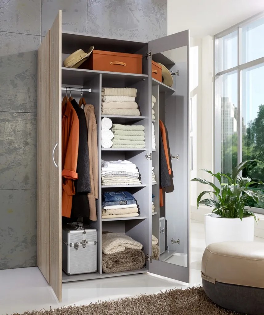 Zrkadlo na dvere šatníkovej skrine Multiraum