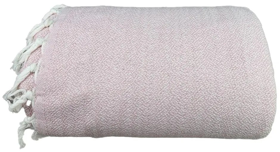 Prehoz na posteľ OVERKAST PINK 240x260cm