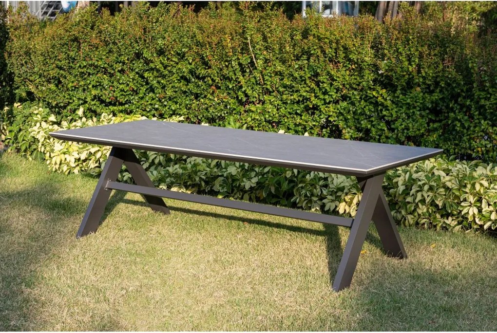 Doppler NOVA - záhradný hliníkový stôl 240 x 100 x 73,5 cm - 2. akosť (N588)