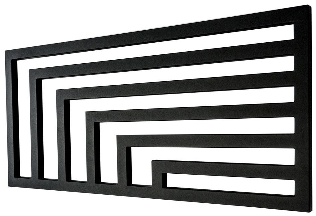 Regnis Kreon, vykurovacie teleso 550x1000 mm, 548W, čierna matná, KR100/55/ELEKTRICKY/BLACK