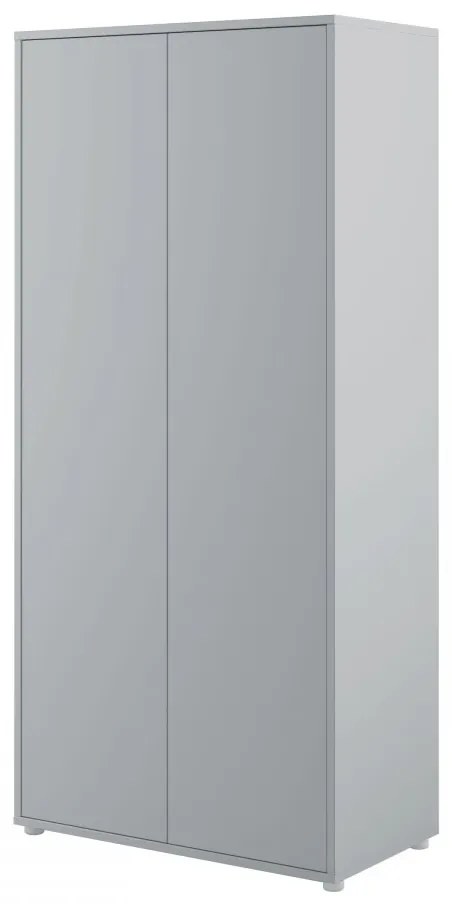Šatníková skriňa 2D Bed-Concept BC-20, Farby: biela + biely lesk