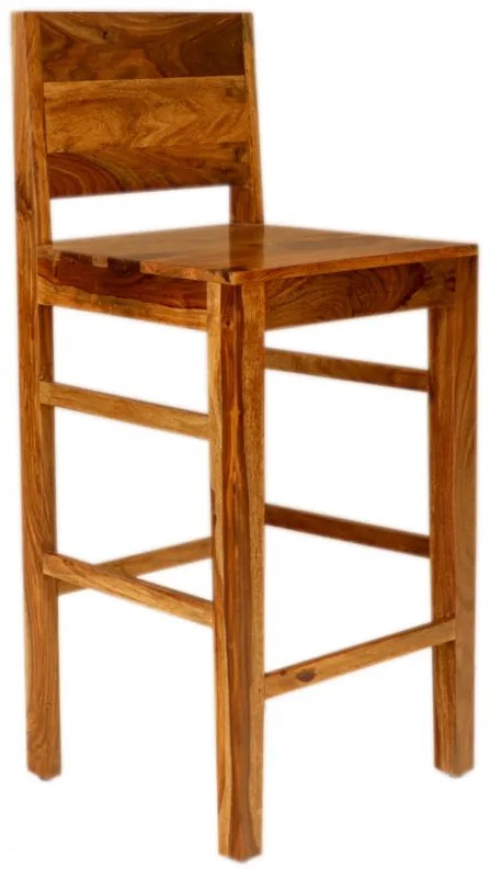 Barová stolička indický masív palisander Natural