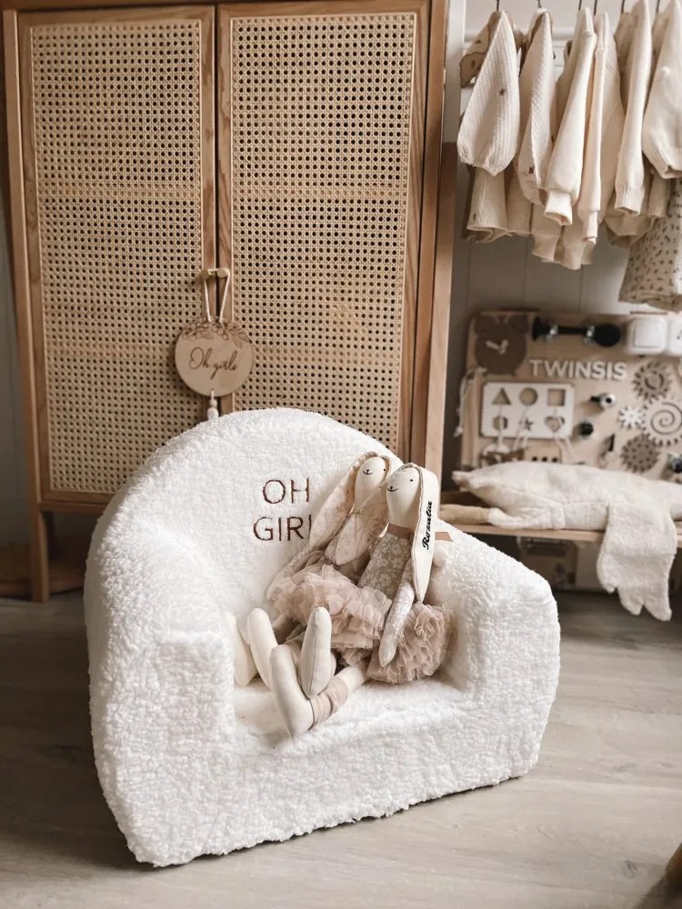 Plyšový zajačik béžový s menom dieťaťa