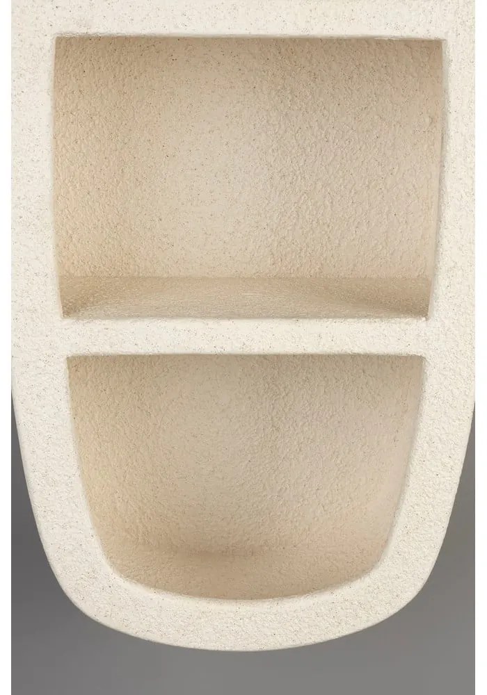 Krémová poschodová polica 23 cm Veda – Dutchbone