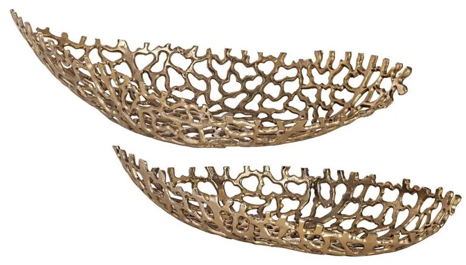 Eglo 427087 - SADA 2x Dekoračný podnos KIMITSU 44/61 cm zlatá